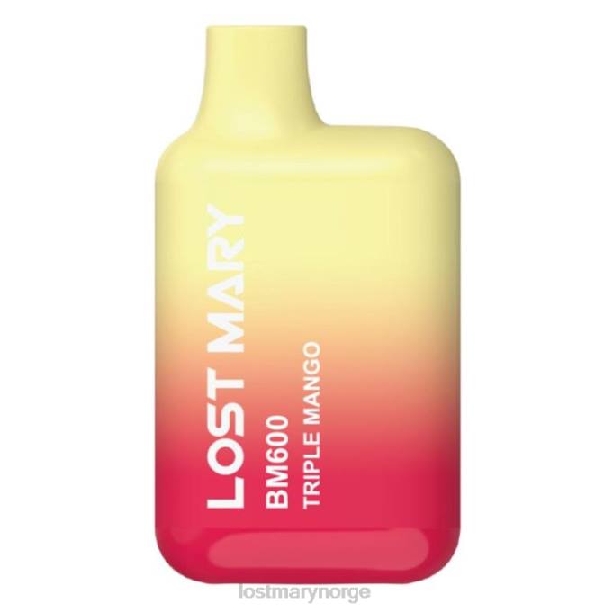 LOST MARY Flavours - tapt mary bm600 engangsvape trippel mango RB2V139