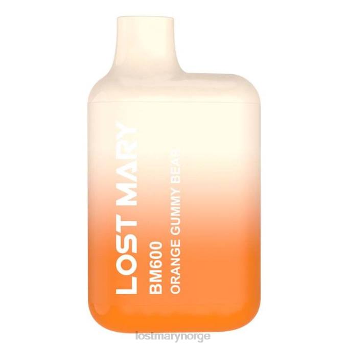 LOST MARY Vape Flavors - tapt mary bm600 engangsvape oransje gummibjørn RB2V133