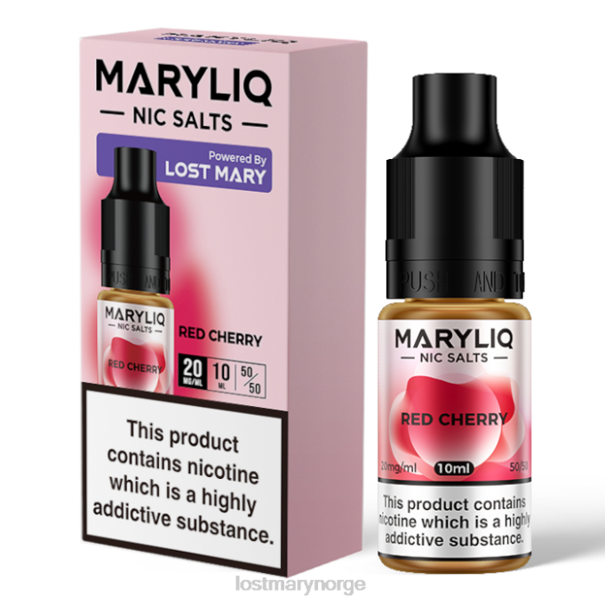 LOST MARY Norge - tapte maryliq nic salter - 10ml rød RB2V224