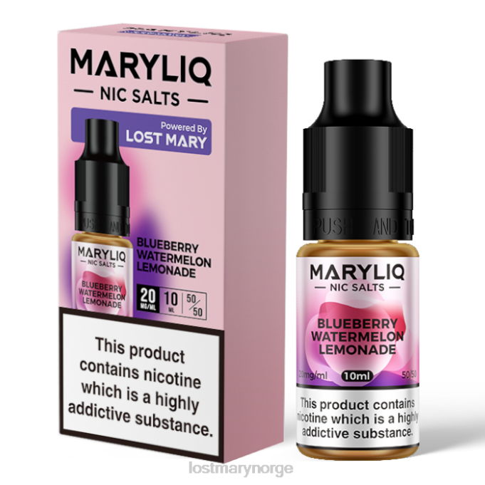 LOST MARY Online Store - tapte maryliq nic salter - 10ml blåbær RB2V208