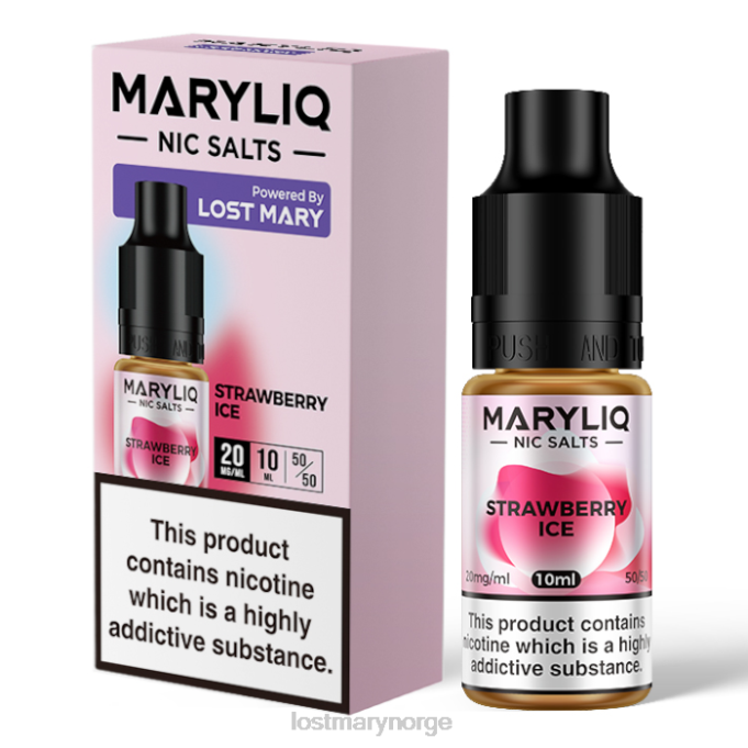 LOST MARY Price - tapte maryliq nic salter - 10ml jordbær RB2V225