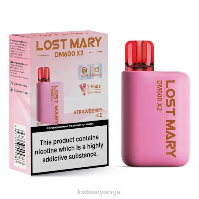 LOST MARY Price - lost mary dm600 x2 engangsvape jordbæris RB2V205