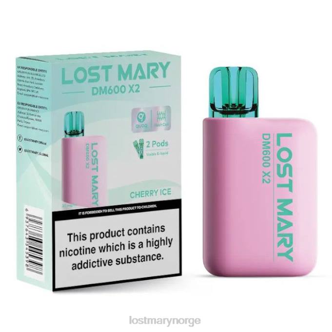 LOST MARY Vape Flavors - lost mary dm600 x2 engangsvape kirsebæris RB2V203