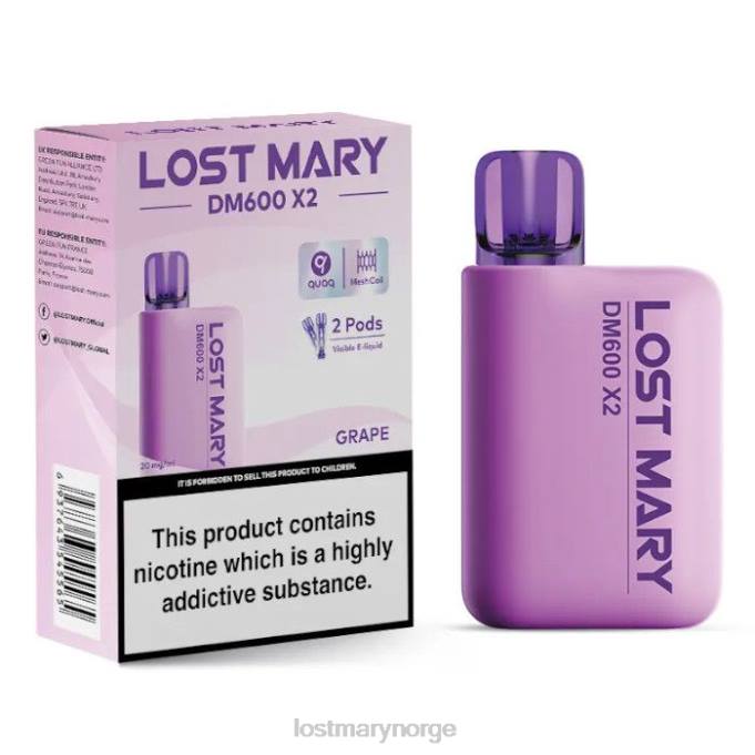 LOST MARY Vape Nikotin - lost mary dm600 x2 engangsvape drue RB2V192