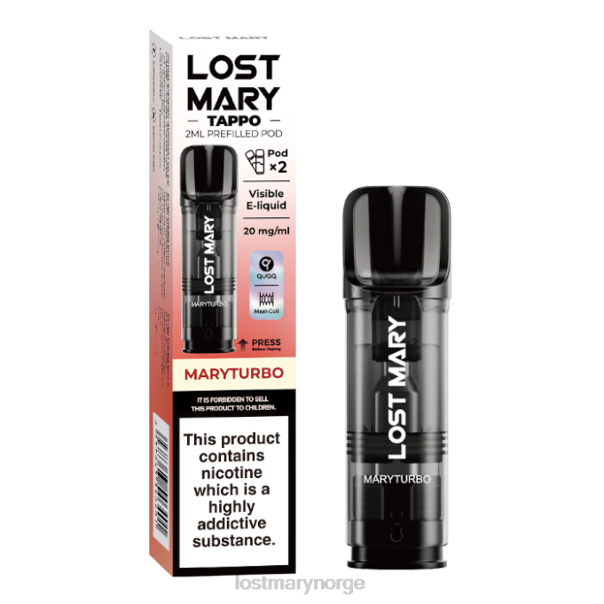 LOST MARY Price - lost mary tappo ferdigfylte belg - 20mg - 2pk maryturbo RB2V185